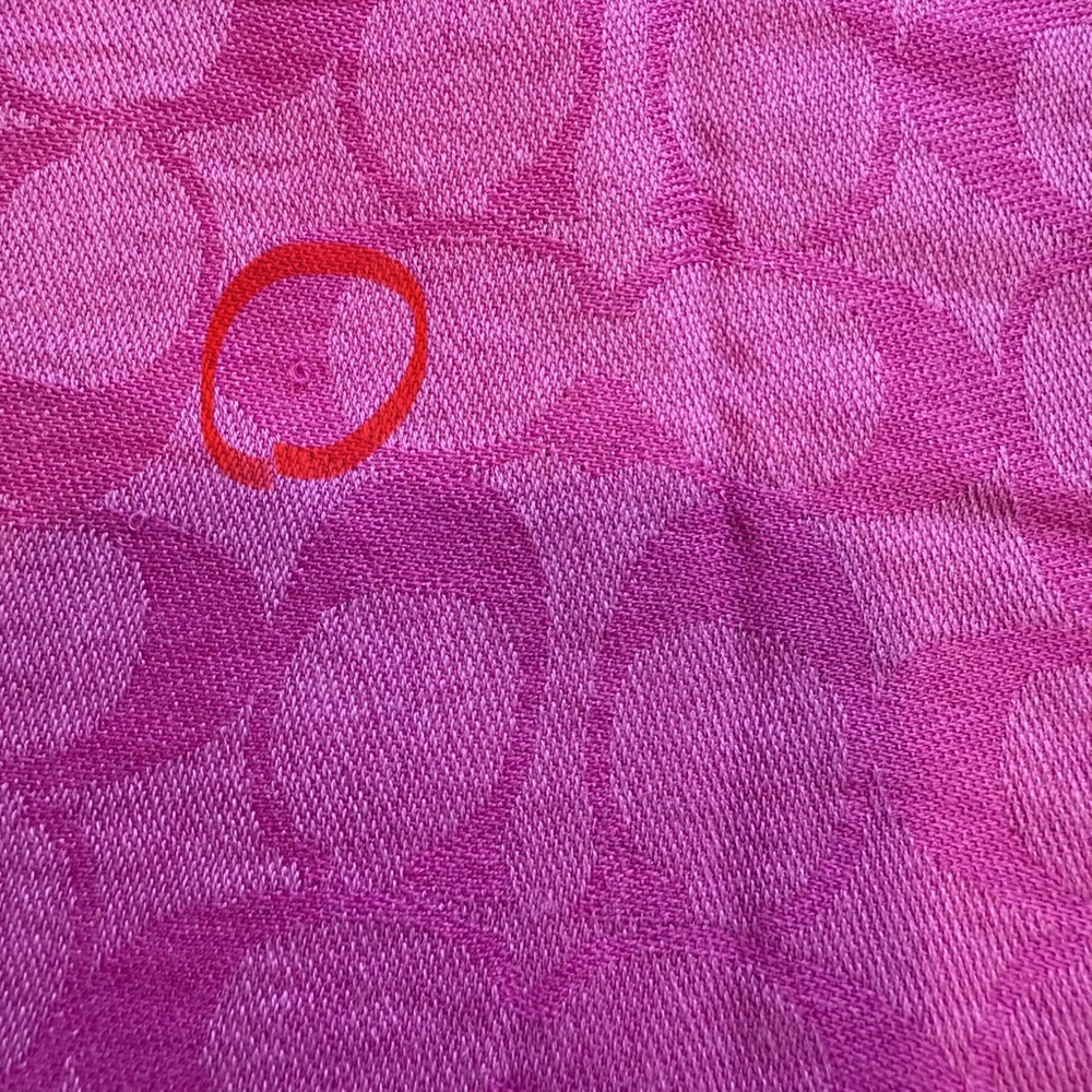 COACH Momogram WRAP Scarf - Picture 11 of 13
